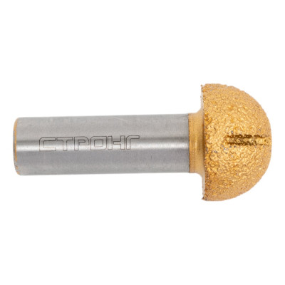 Фреза алмазная профильная галтельная СТФ-9902 24х14х12 мм Strong стф-99021201