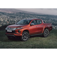 Пороги Rival Premium-Black Mitsubishi L200 IV, V 2006-2015 2015-2019, 193 см, A193ALB.4003.1
