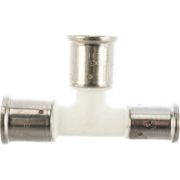 Переходный тройник HENCO уменьшенный с двух сторон, ПВДФ, пресс, 26x26x20, 11PKW-262620