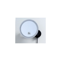 Зеркало WasserKRAFT с LED-подсветкой, 3-х кратным увеличением K-1004BLACK