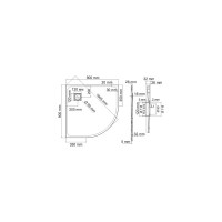 Душевой поддон WasserKraft Майн (Main) 41T01