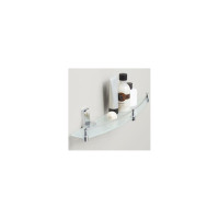 Стеклянная полка WasserKRAFT Lopau с бортиком K-6044