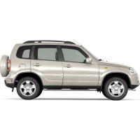 Рейлинги PT Group Усиленный CHEVROLET Niva 2002-20/ LADA Niva 2020-02010702 Черный муар LNV551501