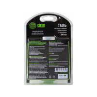 Чистящий набор салфетка/гель Cactus для экранов и оптики, 25x25 см, 200 мл, блистер 1 шт. CS-S3004BL 351689