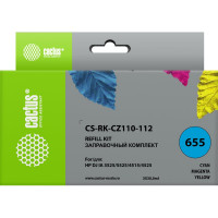 Заправочный набор CS-RK-CZ110-112 многоцветный 3x90мл для HP DJ IA 3525/5525/4515/4525 CACTUS 845687