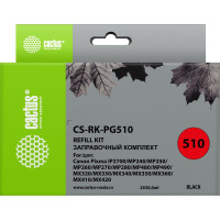 Заправочный набор CS-RK-PG510 черный 2x30мл для Canon MP240/ MP250/MP260 CACTUS 845711