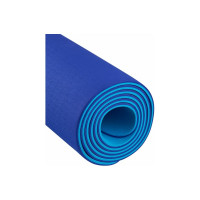 Коврик для йоги и фитнеса Starfit FM-201 TPE, 0.4 см, 183x61 см, темно-синий/синий ЦБ-00001563