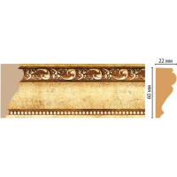 Молдинг Decomaster ДМ 60x22x2400 мм 161-552