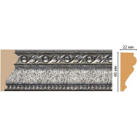 Молдинг Decomaster ДМ 60x22x2400 мм 161-44
