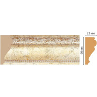 Молдинг Decomaster ДМ 60x22x2400 мм 161-553