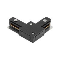 Коннектор для трековых систем DesignLed черный CN2-BL-L
