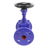 Клапан запорный сильфонный DN.ru V234A Ду40 Ру16 чугунный, фланцевый D090-00711