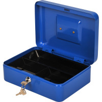 Ящик для денег без номинала CACTUS CS-CB-003BL 90x250x180 мм, синий, сталь, 1.367 кг 1888931