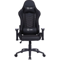 Игровое кресло CACTUS с RGB-подсветкой, черный/красный, экокожа, с подголовником, крестовина сталь 1660794