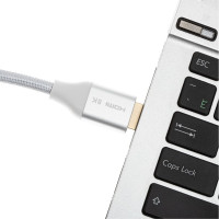 Аудио-видео кабель CACTUS CS-HDMI.2.1-5 HDMI (m)/HDMI (m) 5м. позолоч.конт. серебристый 1723646