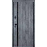 Входная дверь DIVA STR МХ-46 2050x860 мм, правая, Бетон темный - Д11 Силк Маус УТ-00080593