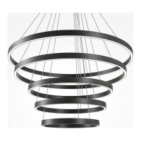 Подвесной светильник MAYTONI Rim Металл, Черный MOD058PL-L200BK