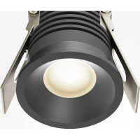 Встраиваемый светильник MAYTONI Mini LED 7W Алюминий Черный DL059-7W3K-B