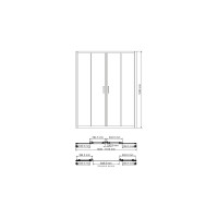 Душевая дверь WasserKraft Липпе (Lippe) 45S08