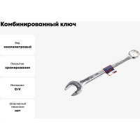 Комбинированный ключ РОССНА 24 мм Р860921