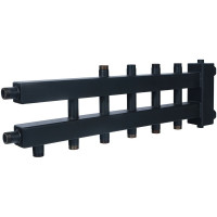 Коллектор дублер с гидроразделителем ROMMER на 3+2+1 контура RDG-0018-024036 RG008U48TCBFLD