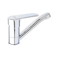 Смеситель для раковины RAIN Гранат низкий излив 13 см, керамический картридж 35 мм, латунь, хром 561-324