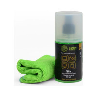 Чистящий набор салфетка/гель Cactus для экранов и оптики, 25x25 см, 200 мл, блистер 1 шт. CS-S3004BL 351689