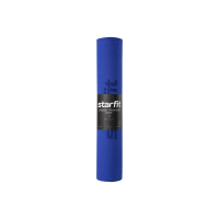 Коврик для йоги и фитнеса Starfit FM-201 TPE, 0.4 см, 183x61 см, темно-синий/синий ЦБ-00001563
