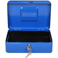 Ящик для денег без номинала CACTUS CS-CB-003BL 90x250x180 мм, синий, сталь, 1.367 кг 1888931