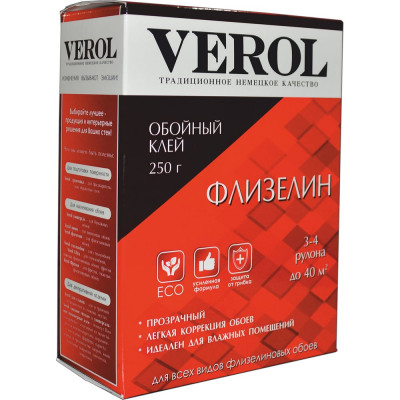 Verol Обойный клей ФЛИЗЕЛИН 250гр 14