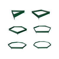 Сборная клумба Delta-Park KS100, зелёная 3005013_20