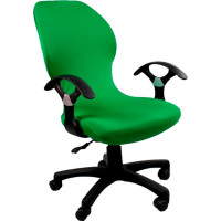 Чехол на мебель ГЕЛЕОС 709 для компьютерного кресла, стула, темно-зеленый ГЧ00709