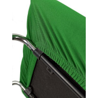 Чехол на мебель ГЕЛЕОС 709 для компьютерного кресла, стула, темно-зеленый ГЧ00709