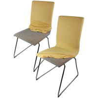 Чехол на мебель ГЕЛЕОС 722 для компьютерного кресла, стула, кремовый ГЧ00722