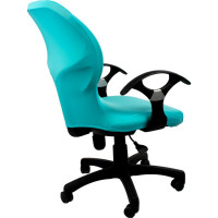 Чехол на мебель ГЕЛЕОС 721 для компьютерного кресла, стула, бирюзовый ГЧ00721