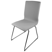 Чехол на мебель ГЕЛЕОС 715 для компьютерного кресла, стула, светло-серый ГЧ00715