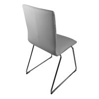 Чехол на мебель ГЕЛЕОС 715 для компьютерного кресла, стула, светло-серый ГЧ00715