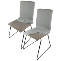 Чехол на мебель ГЕЛЕОС 715 для компьютерного кресла, стула, светло-серый ГЧ00715