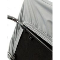 Чехол на мебель ГЕЛЕОС 715 для компьютерного кресла, стула, светло-серый ГЧ00715