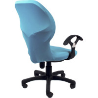 Чехол на мебель ГЕЛЕОС 716 для компьютерного кресла, стула, голубой ГЧ00716