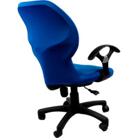 Чехол на мебель ГЕЛЕОС 701 для компьютерного кресла, стула, синий ГЧ00701