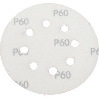 Круг шлифовальный на липучке с отверстиями (5 шт; 125 мм; P60) HOEGERT TECHNIK HT8D121