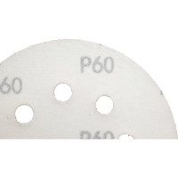 Круг шлифовальный на липучке с отверстиями (5 шт; 125 мм; P60) HOEGERT TECHNIK HT8D121