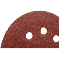 Круг шлифовальный на липучке с отверстиями (5 шт; 125 мм; P60) HOEGERT TECHNIK HT8D121