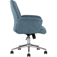 Офисный стул Стул Груп SIMONA, голубой THOMASINA TWEED BLUE