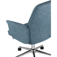 Офисный стул Стул Груп SIMONA, голубой THOMASINA TWEED BLUE