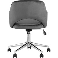 Офисное кресло Стул Груп Кларк, велюр, серый CLARKSON GREY CHROME