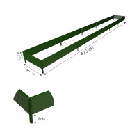 Готовая грядка Delta-Park GX 0.45х4.75 м, зеленая 30020GX_45465Gr