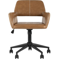 Офисный стул Стул Груп Филиус экокожа коричневая FILIUS