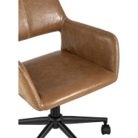 Офисный стул Стул Груп Филиус экокожа коричневая FILIUS